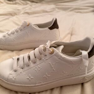 Louis Vuitton White Monogram Sneakers